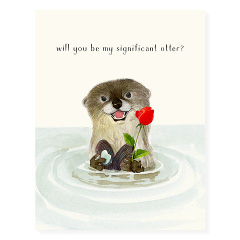Significant Otter - Occasion Card by Felix Doolittle