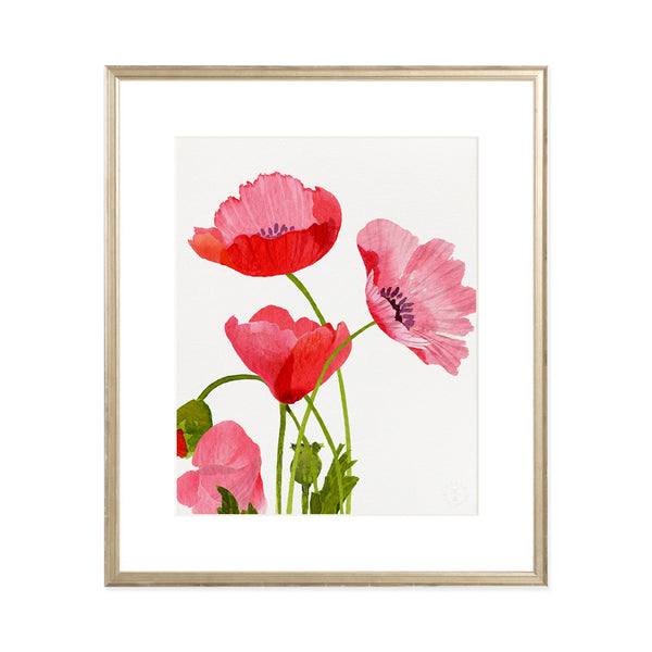 The FLOWER LOVE Collection - Pretty Pink Poppies Design High