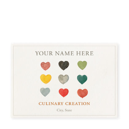 Valentine Culinary Labels