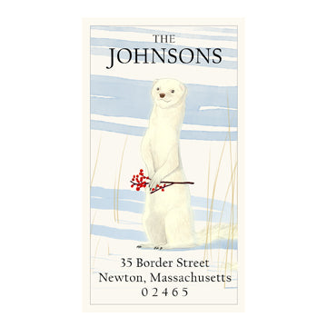 Candy Cane - Panoramic Return Address Labels by Felix Doolittle