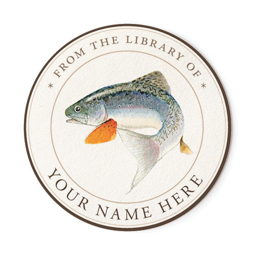 Speckled Trout - Bookplates by Felix Doolittle